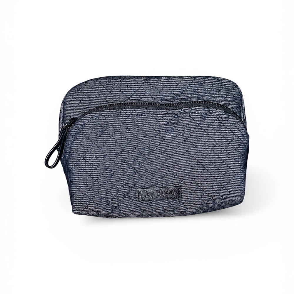 Vera Bradley Blue Quilted Cosmetic Bag
